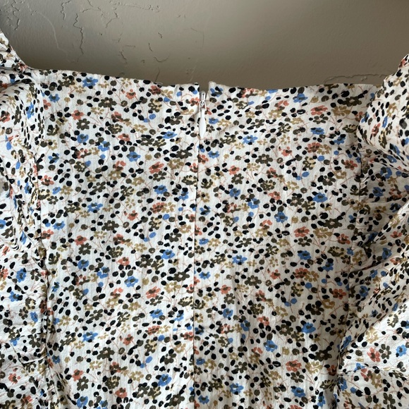 NWT Madewell Ditsy Floral Midi Dress - Picture 6 of 10